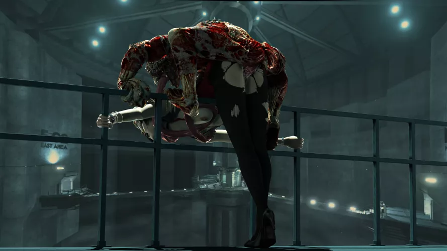 Ada and Licker (Resident Evil) [WintersSFM]