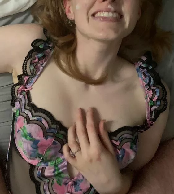 Add to the cum on my face?