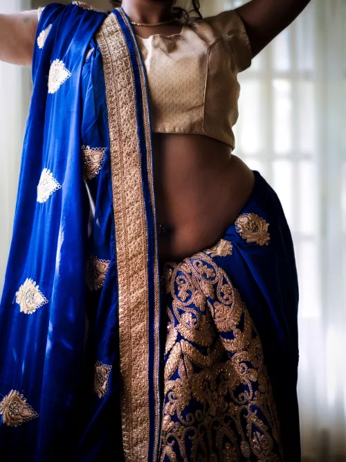 Adorn wearing sarees 😉