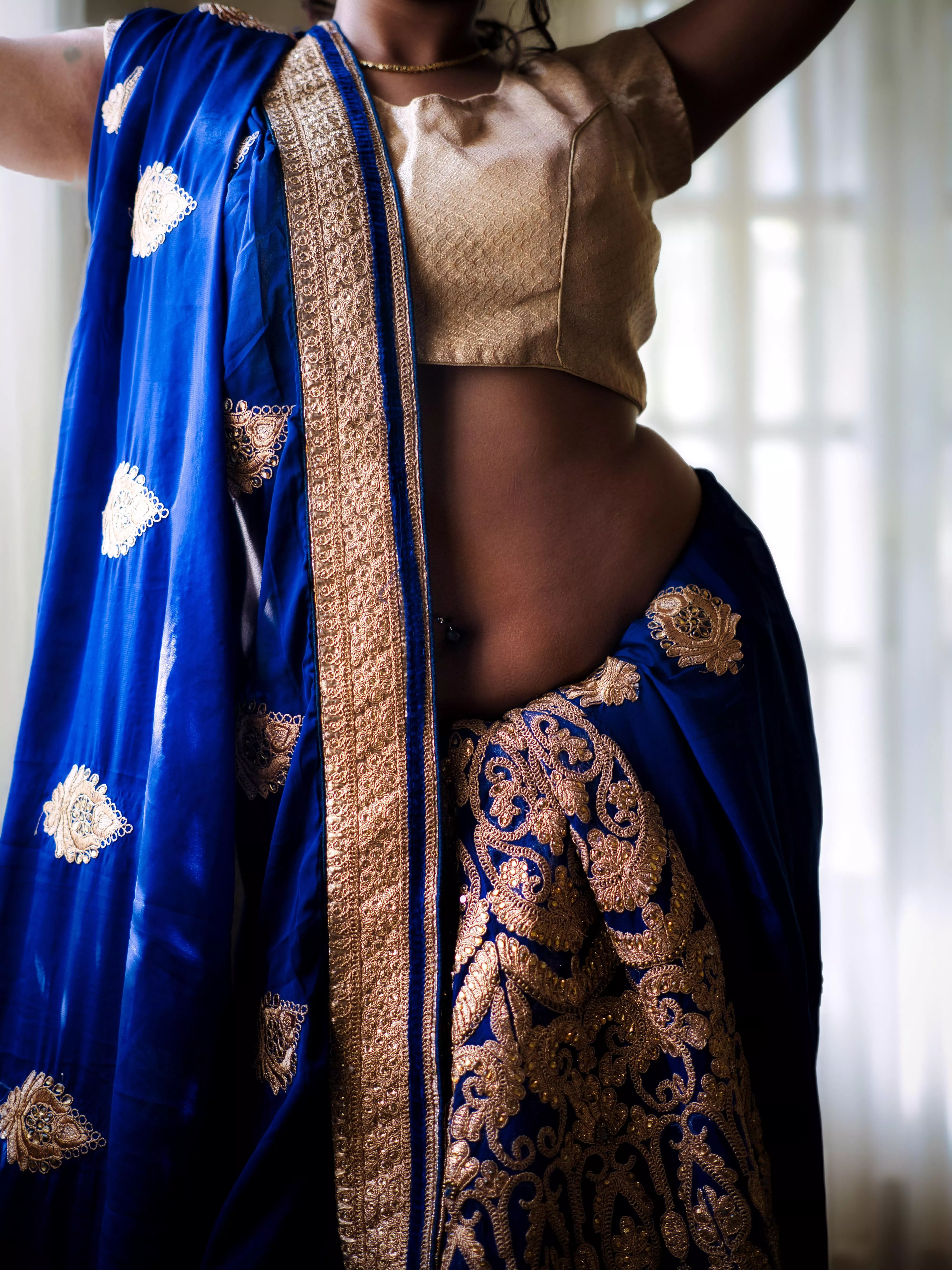 Adorn wearing sarees 😉