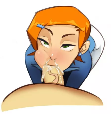 Adult Gwen Tennyson - Sloppy Blowjob (Polyle) [Ben 10]