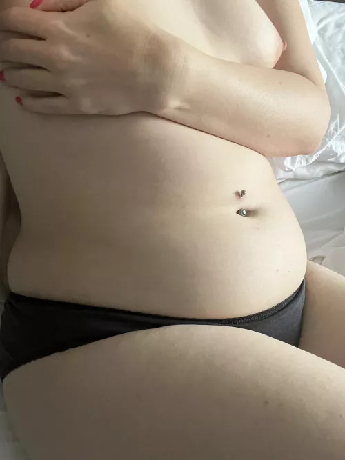 After a big breakfast!