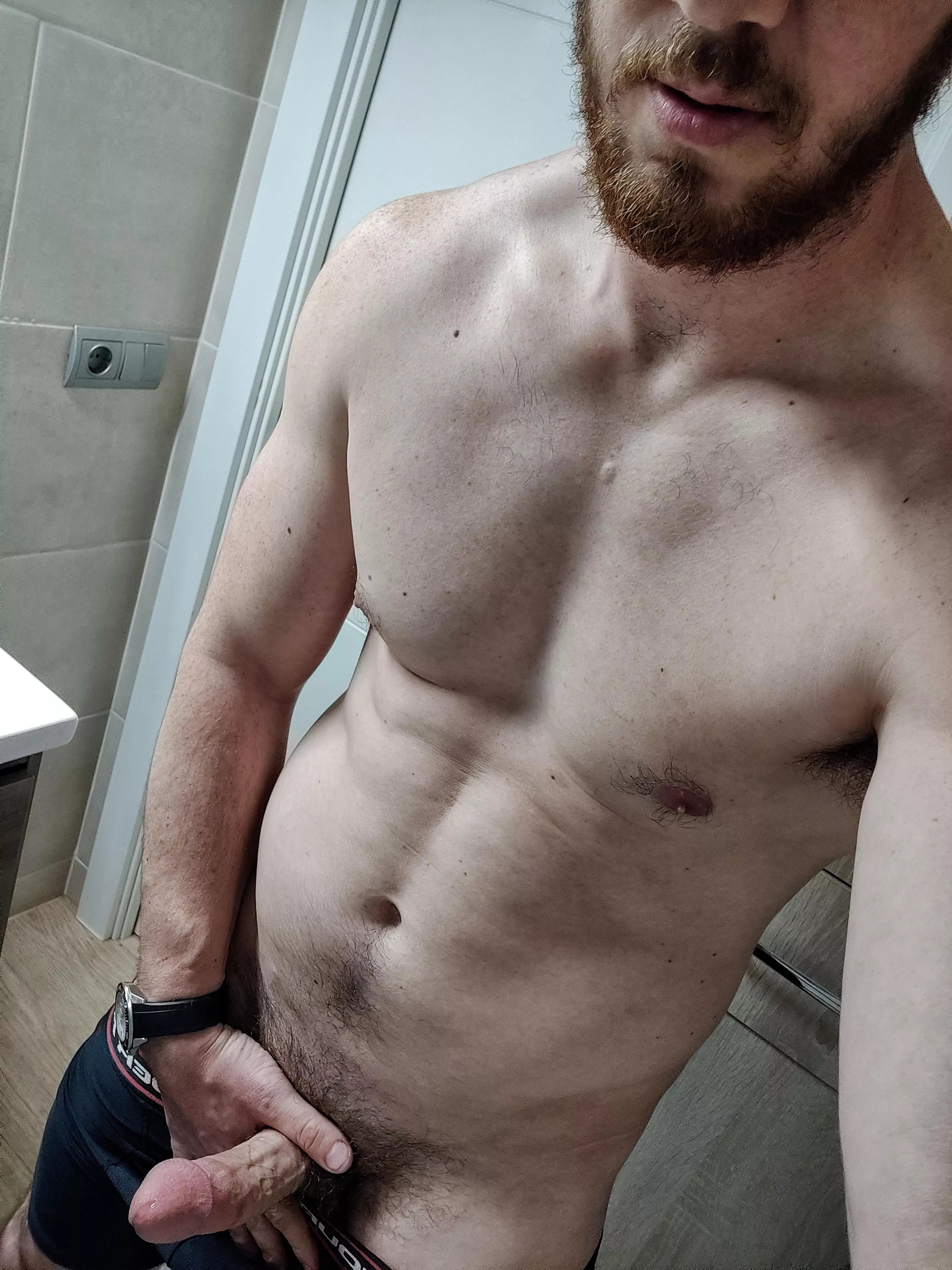 After a hard workout