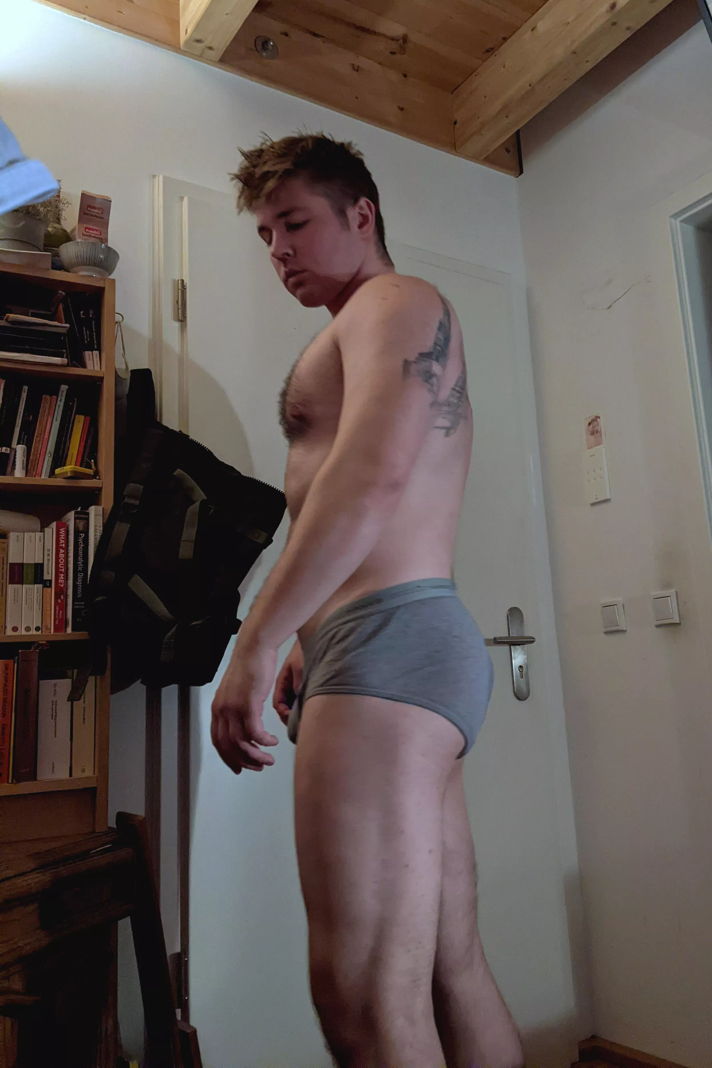 After a long day 'at the gym'