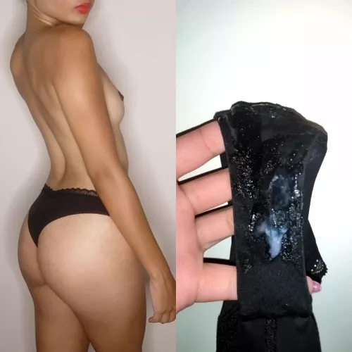After a orgasm in my panties ๐