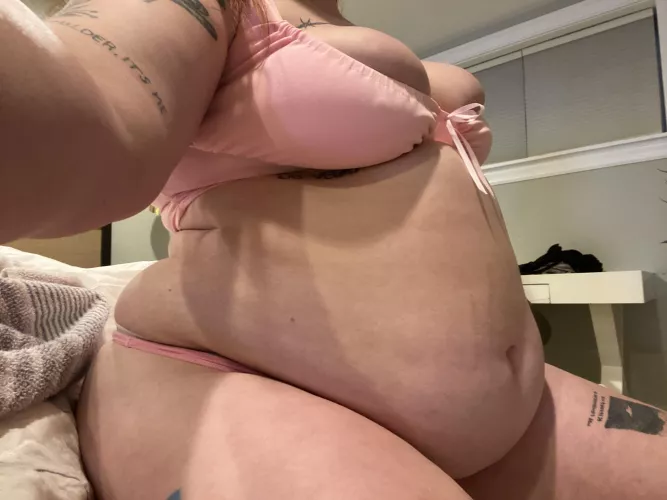 After chugging cream and being fed cookies, I feel like I’m about to pop!