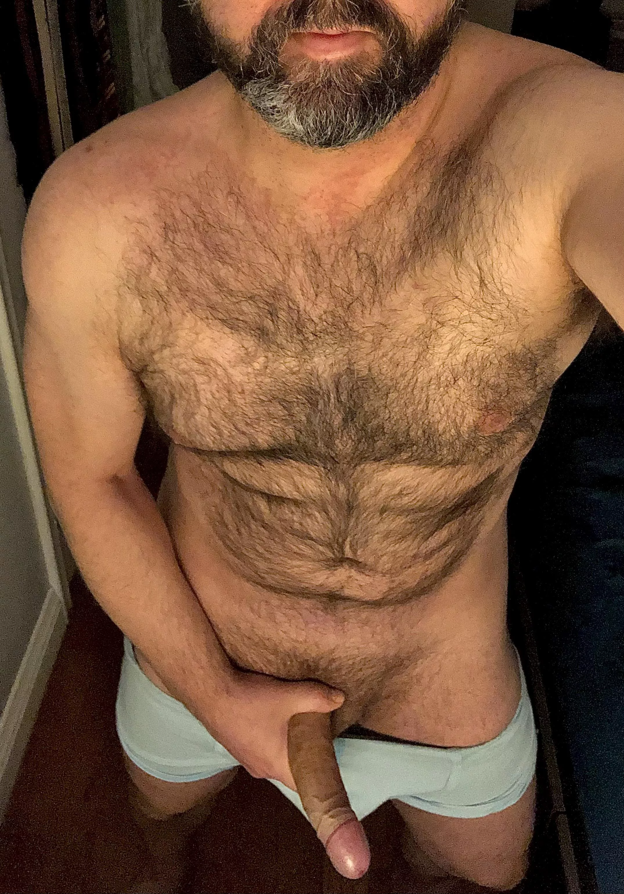 After I finish and make sure that you’re filled, I’ll stay deep inside you so nothing gets spilled. (41)