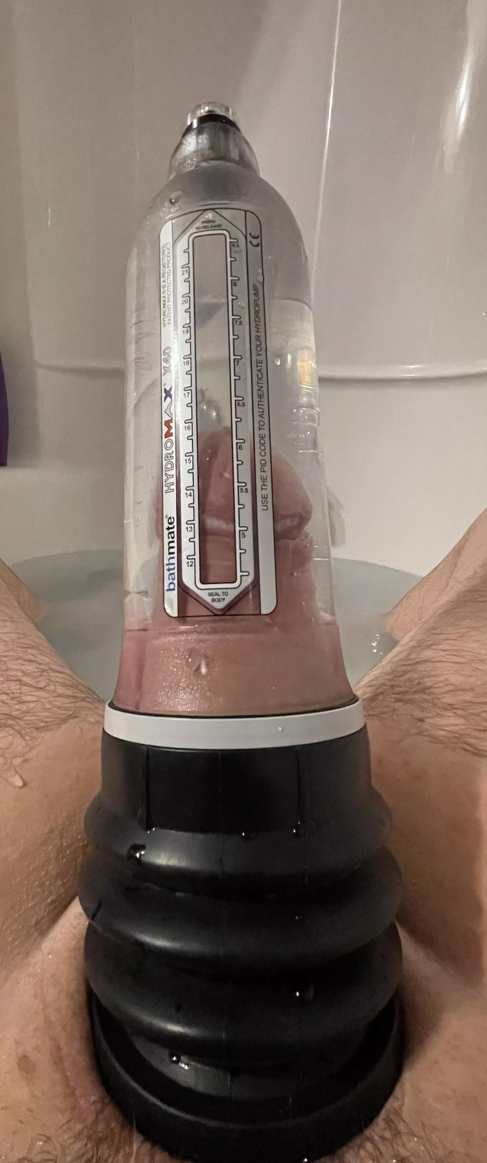 After much delay. Trying out my bathmate hydromax again