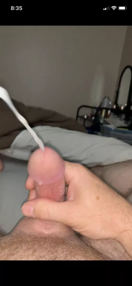 After some edging….