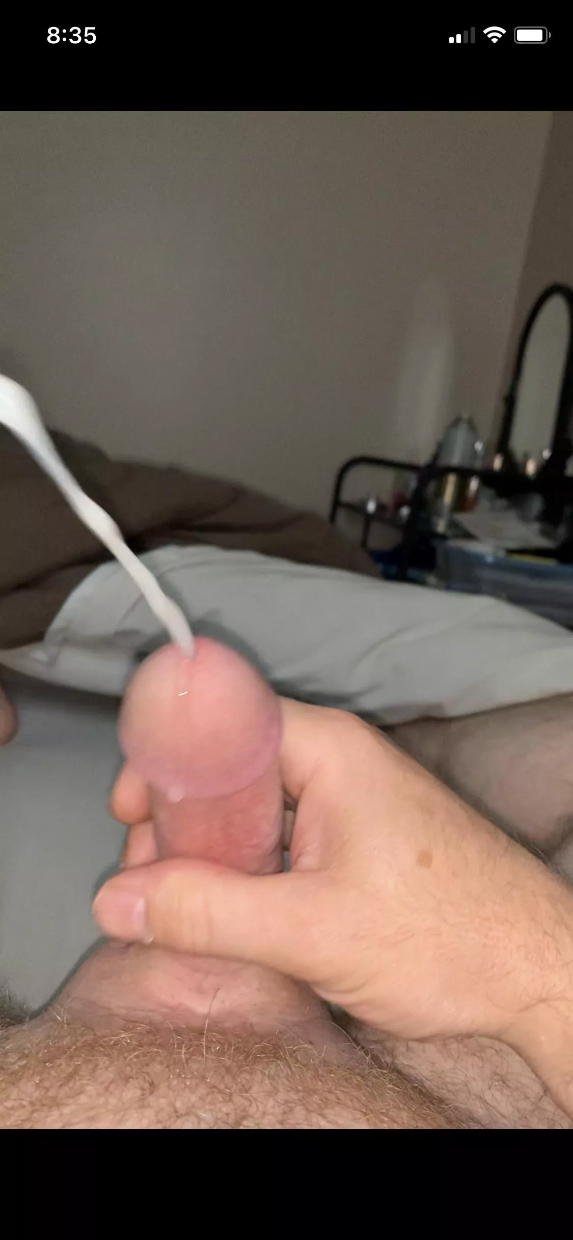 After some edging….