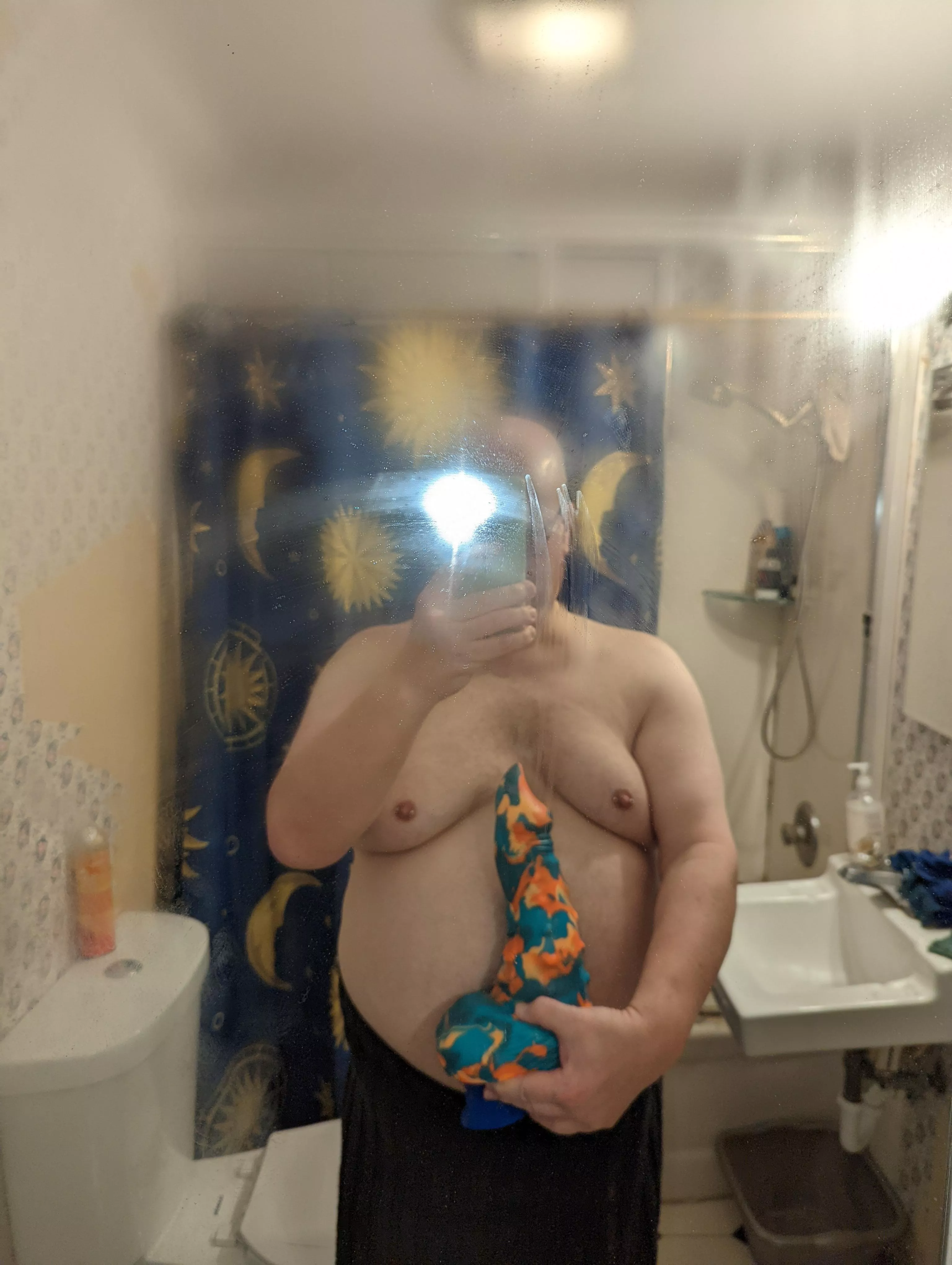 After stretching in the shower. My L/M Demondick is my go to starter he will open you up and is just long enough to let you know there is a second door to conquer. After stretching in the shower. My L/M Demondick is my go to starter he will open you up and is just long enough to let you know there is a second door to conquer.