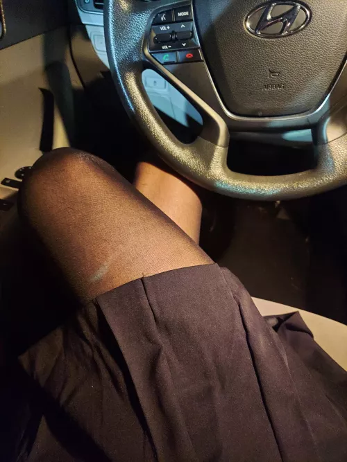 After sucking and swallowing a stranger's cum in a car play. Wrinkled pleated skirt of me, think why 🥰❤🤩💋💋