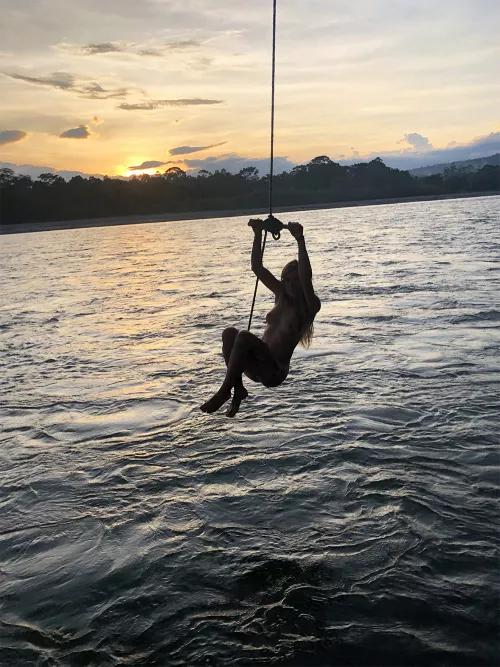 After the Golden Hour. Around sunset I always like to be outside. It's not only beautiful, but I feel it helps me energetically transition from day to night.