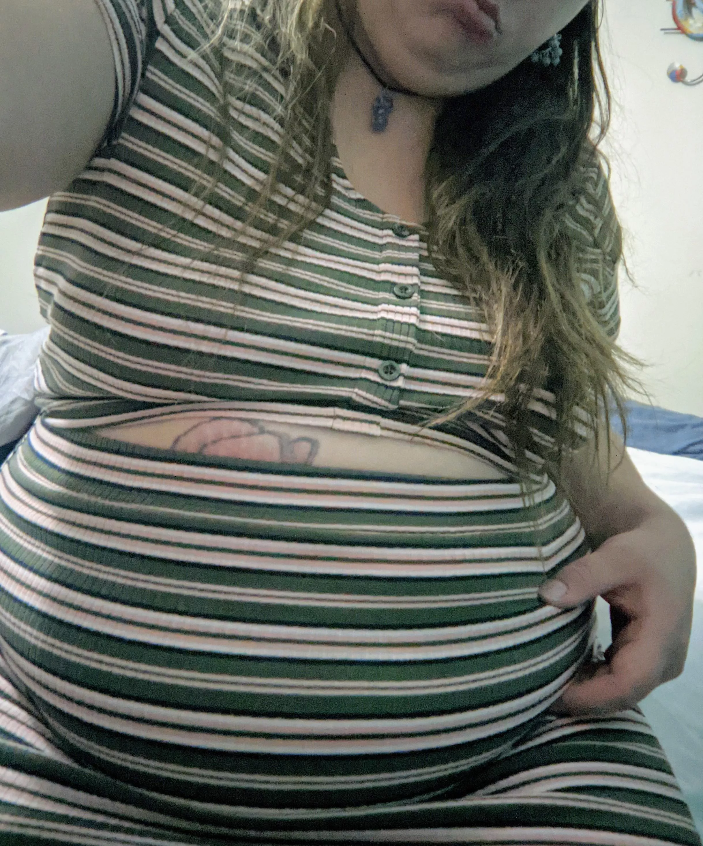 Aftermath of gorging myself yesterday. What food should I stuff into this big fat gut today?