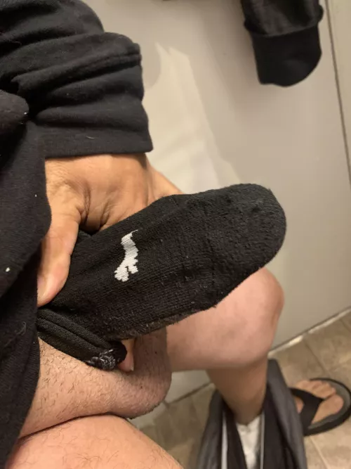 Again find her sweaty socks