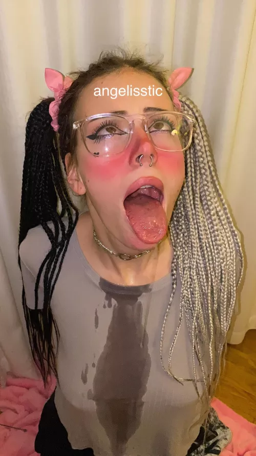 Ahegao with glasses, rate it