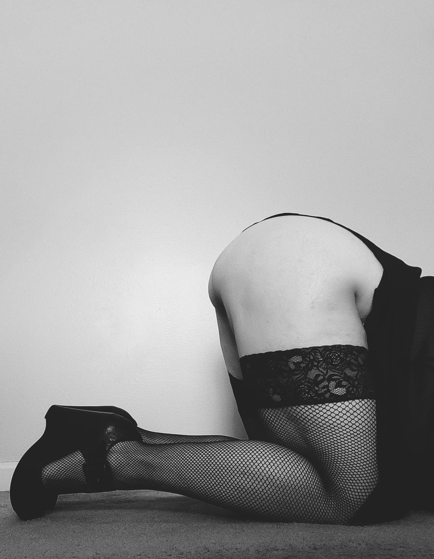 Ahhh, the classic fishnet thigh highs. I don't wear them often enough.