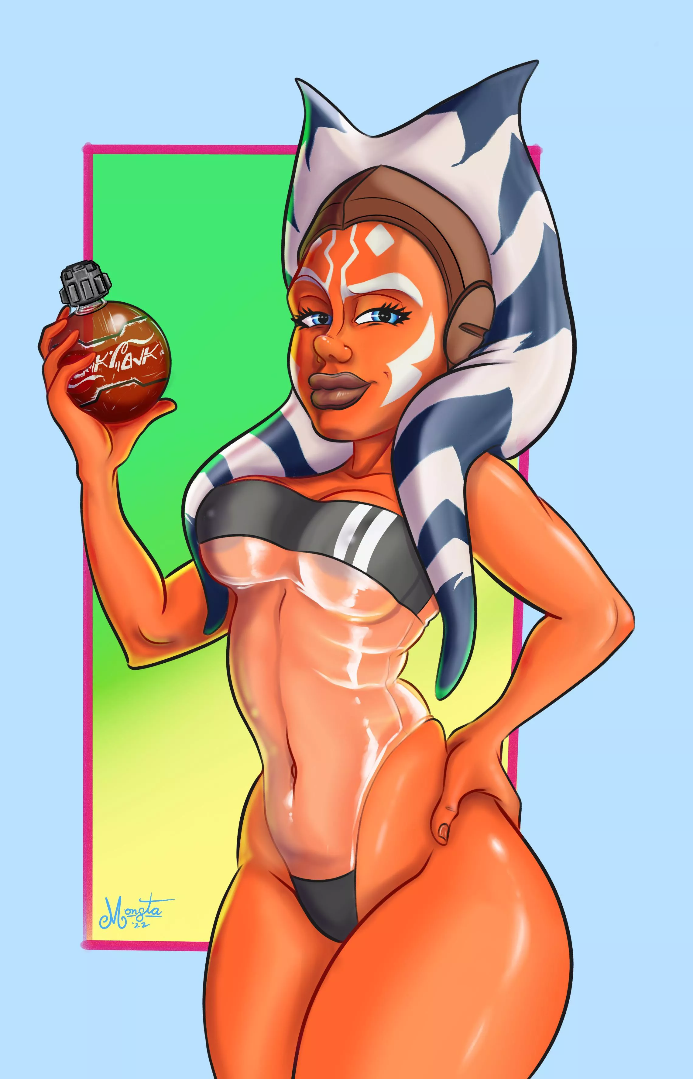Ahsoka rocking the Gris Swimsuit (Monstawain)