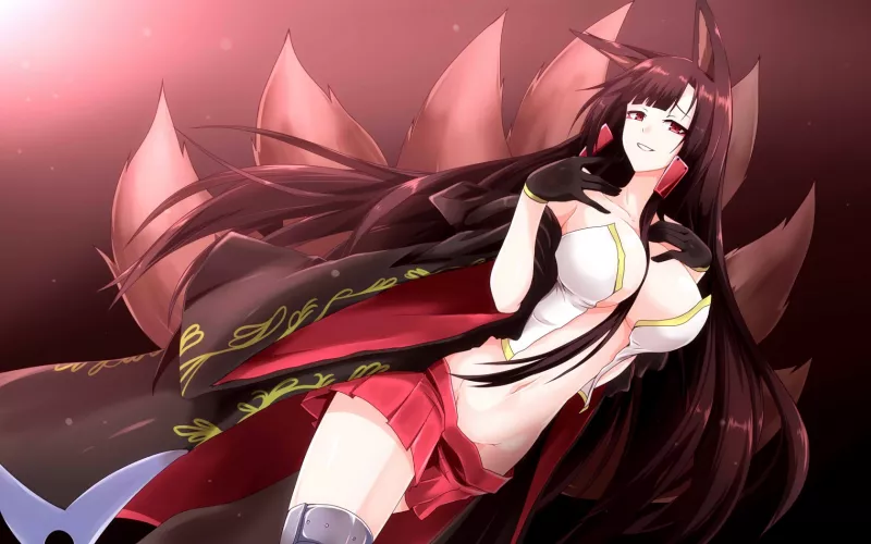 Akagi Caught You While In Heat, Commander~❤ (IJN Akagi, Azur Lane, Sakura Empire Faction)