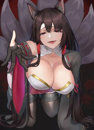 Akagi welcoming you to her