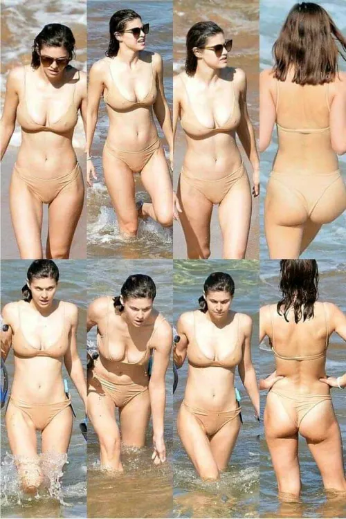 Alexandra daddario's diamond hard nipples