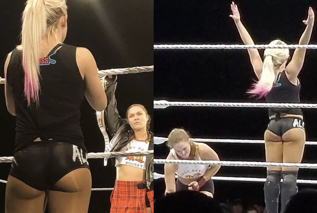 Alexa’s wedgie before & after
