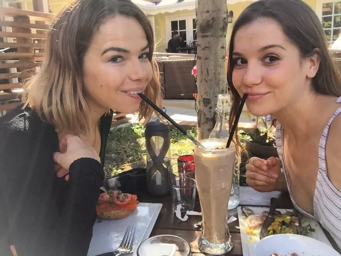 Alina West and Kasey Warner