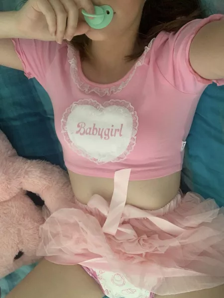all diapered n pink πππ