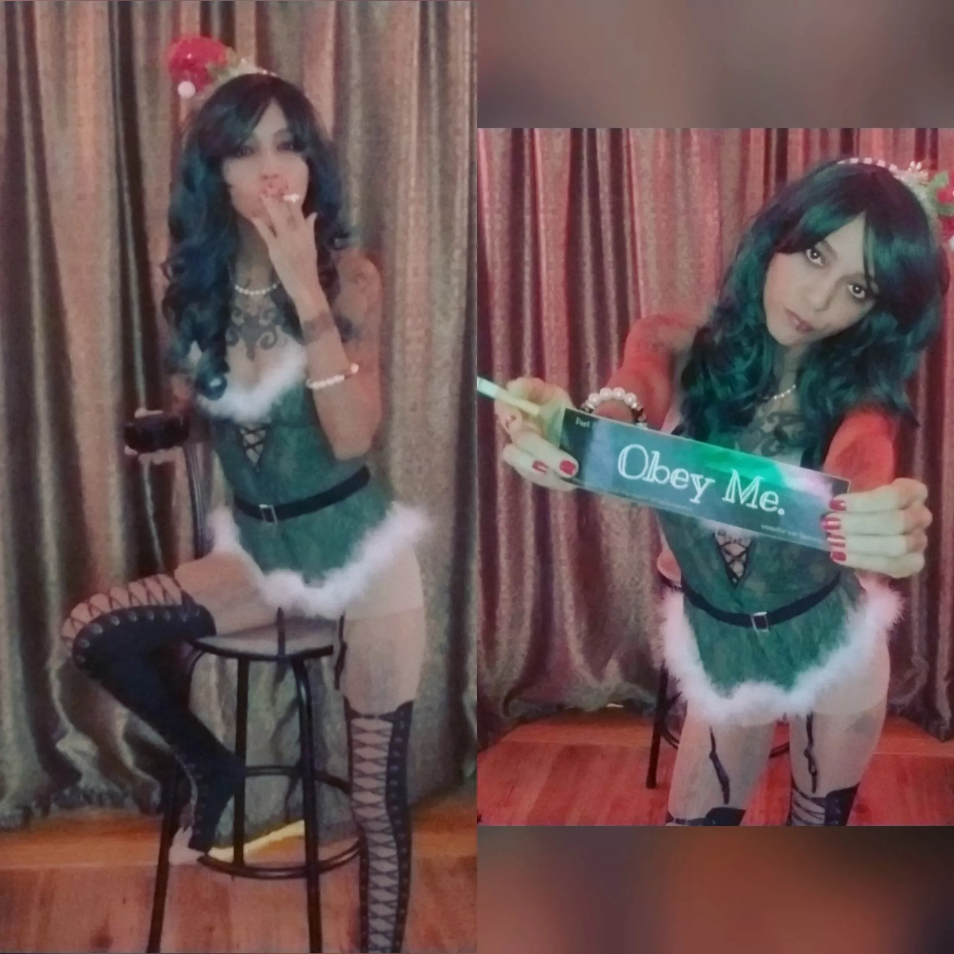 All I want for Christmas is your full obedience.. 😈