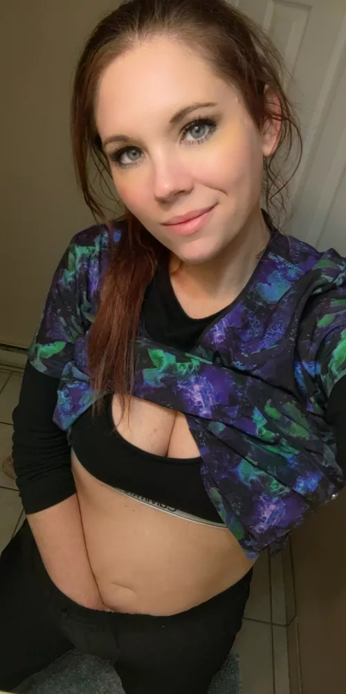 All sweaty after my shift 😜