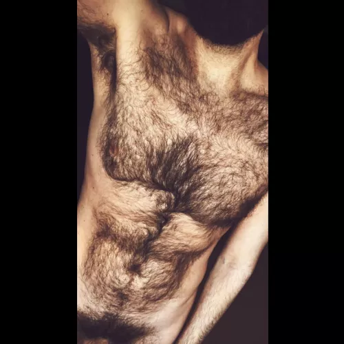 All this fur should be tickling your back...