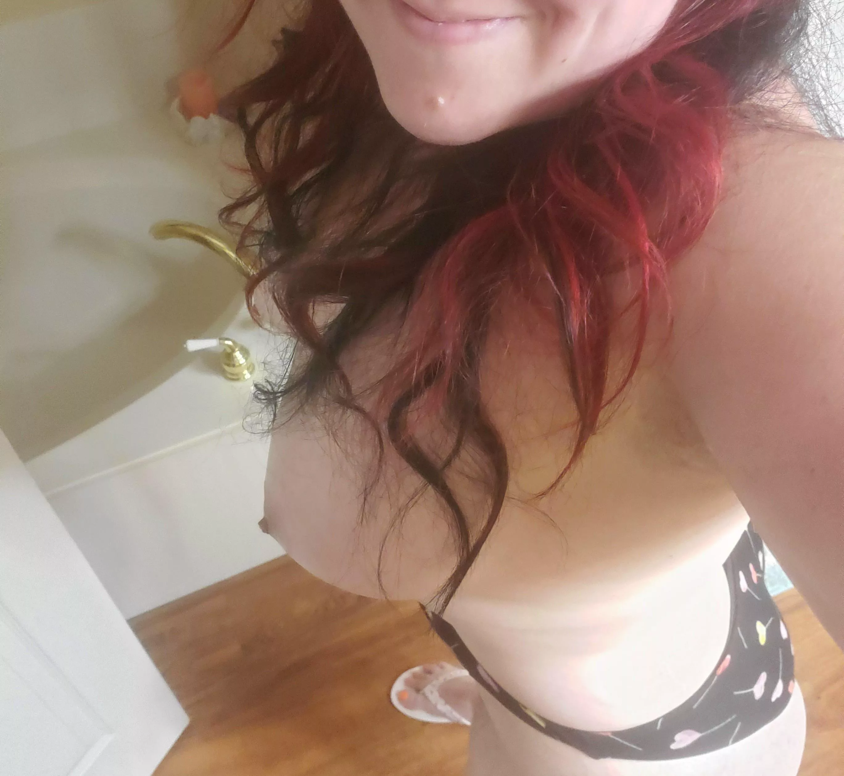 Almost bath time... should I (f) take the panties off?? Almost bath time... should I (f) take the panties off??