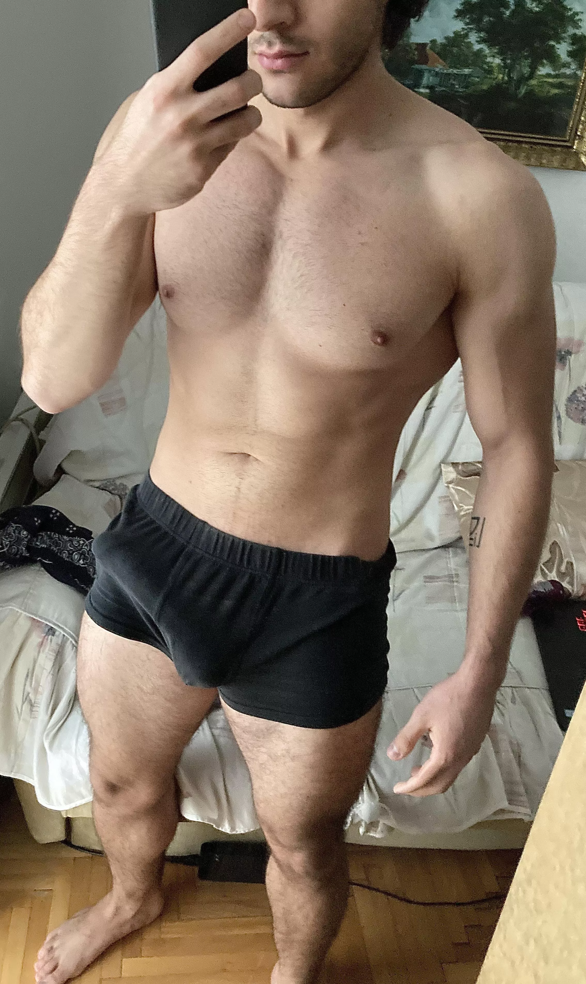 Almost got caught by my roommates while taking this Almost got caught by my roommates while taking this