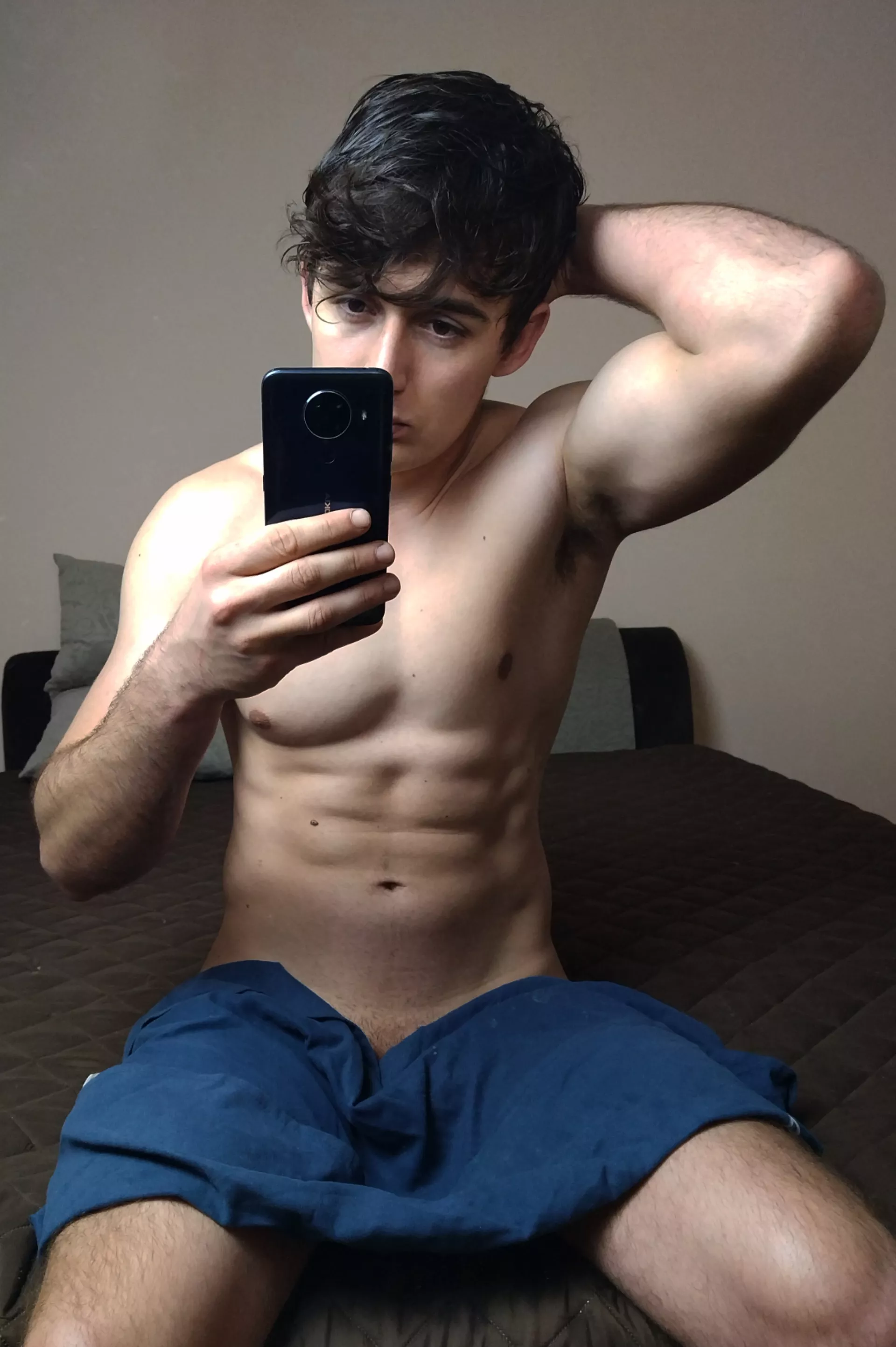 Alone in this big bed 🙄 would you join?