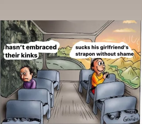 Although shameful, it's kinda hot tbh 👀