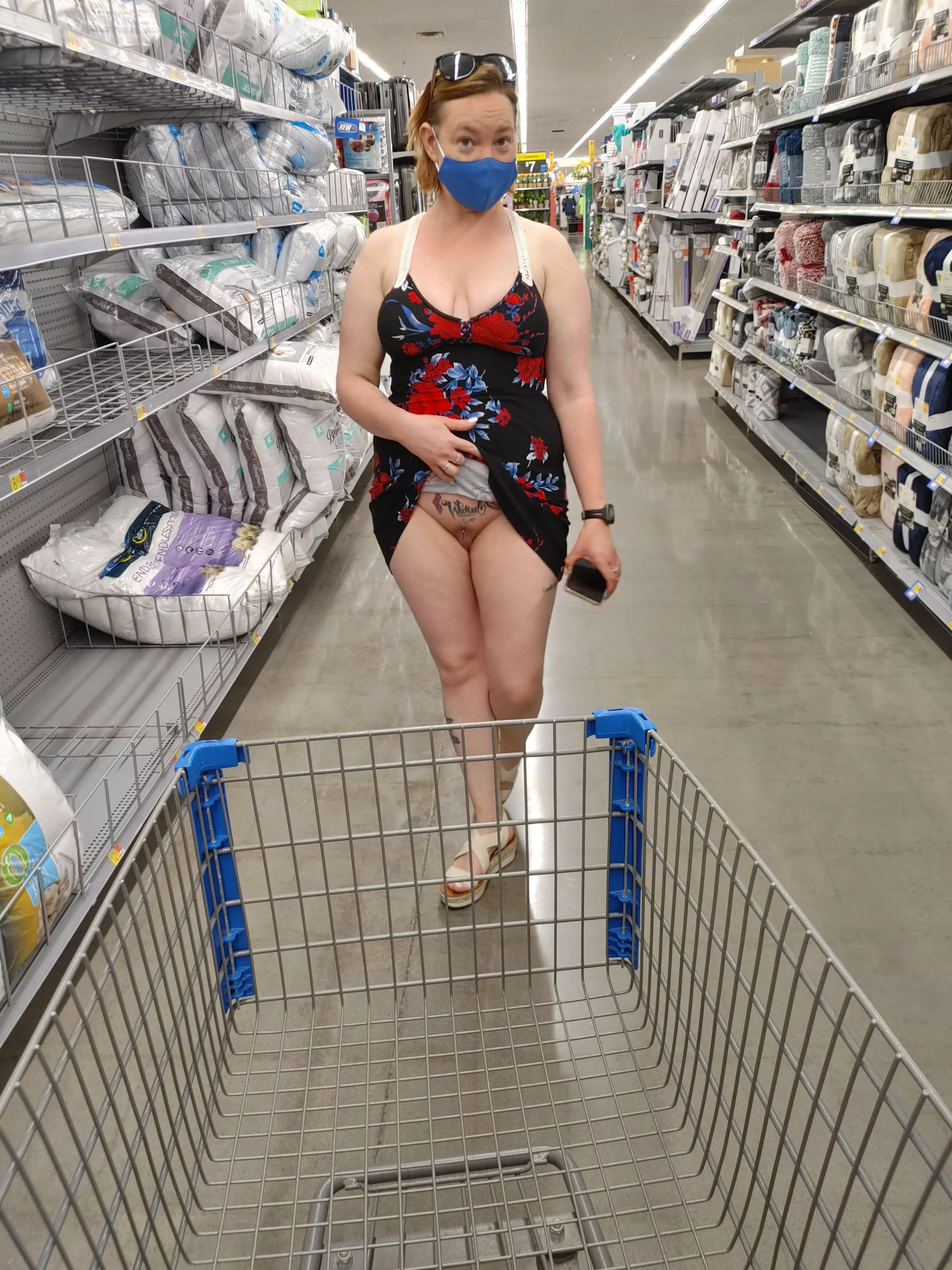 Always best to shop without panties