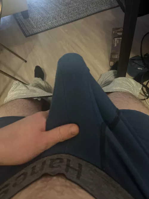 Always get so hard when I’m alone