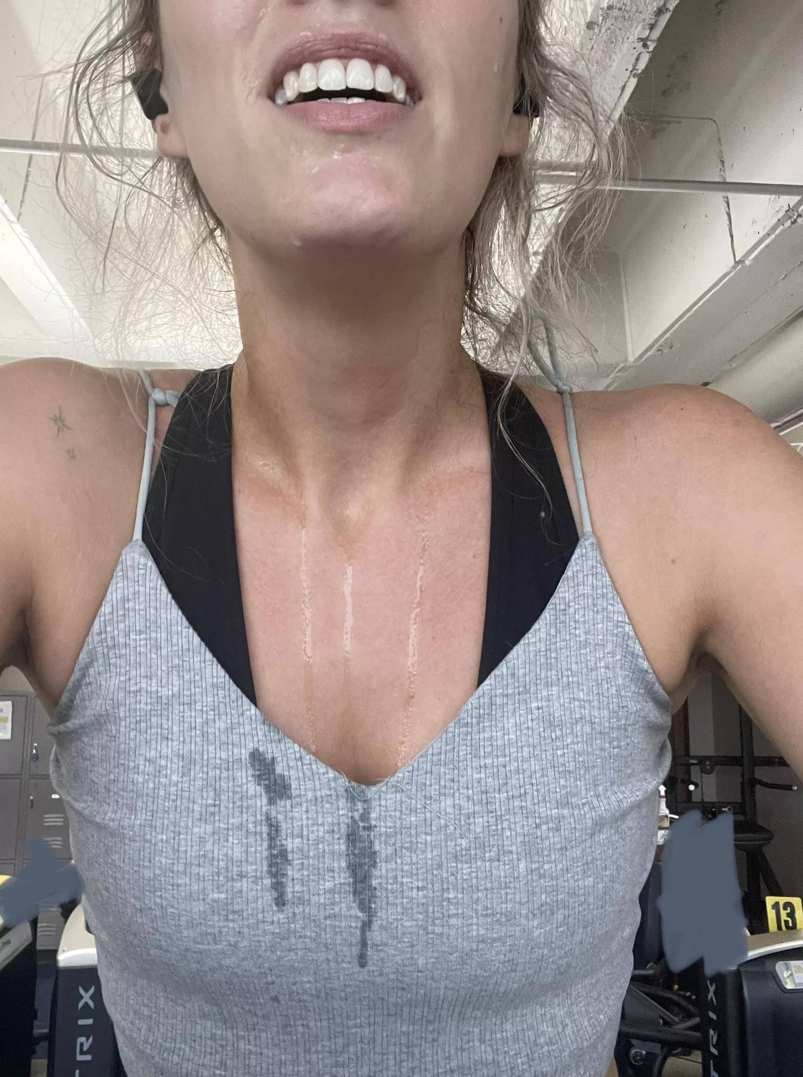 Always happy when I’m this sweaty