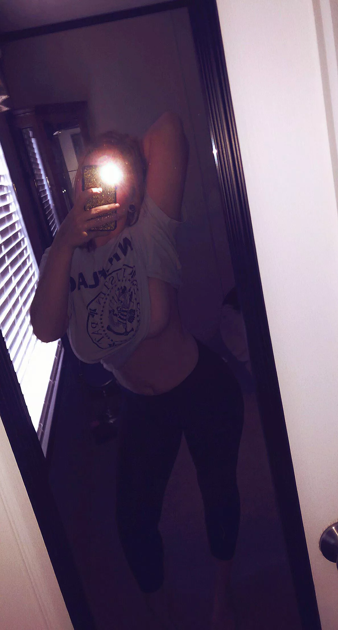 Always rocking my mans band tees 🖤