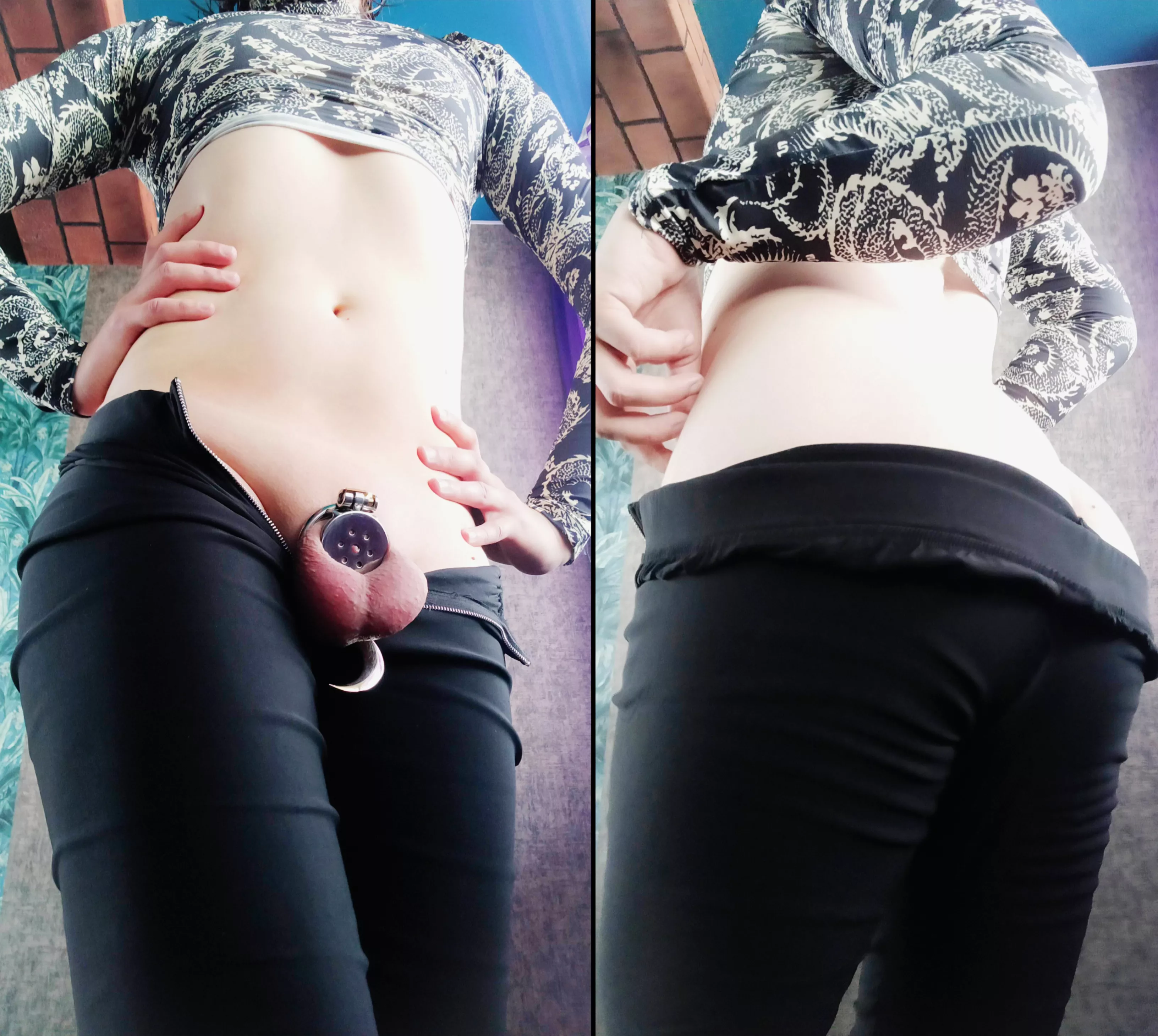 Am I sexy peach for public humiliation and permanent locked?🔐💖