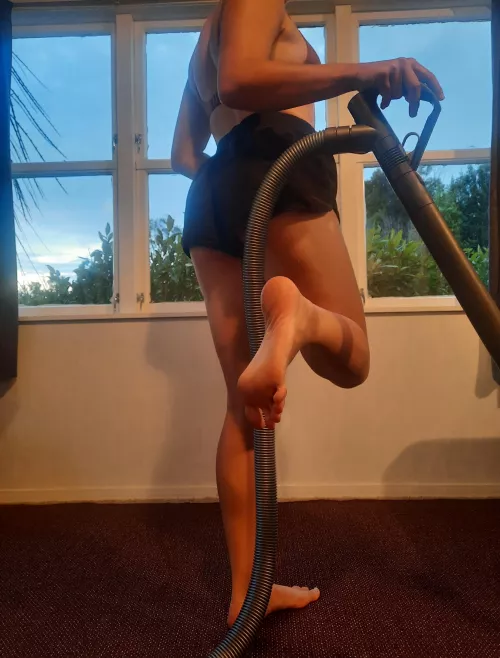 Am I the only one who vaccums like this?!