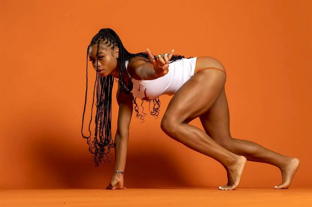 American hurdler Chanel Brissett