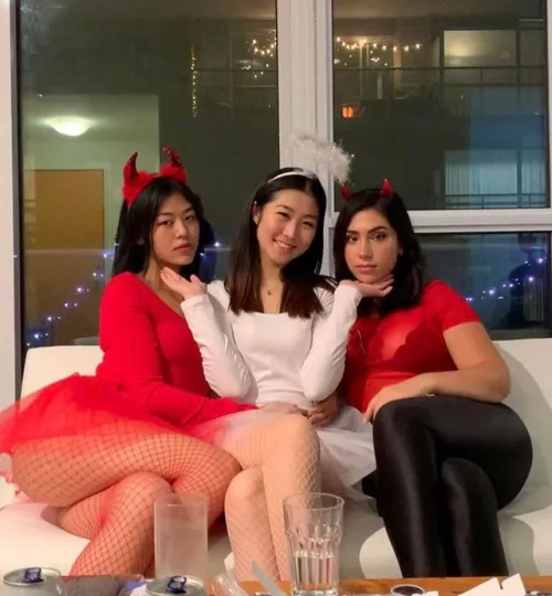An Angel and Her Two Devils