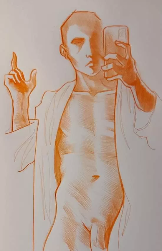 An artists take on me, he’s done some amazing work and I appreciate being a subject to the arts😍