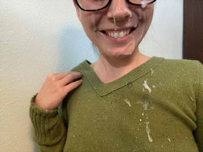 An oldie but goodie. That was a big load 😜 (f) OC