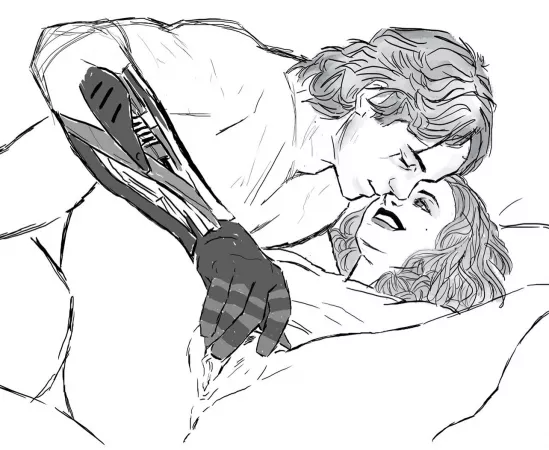 Anakin giving Padmé a hand (Unknown)