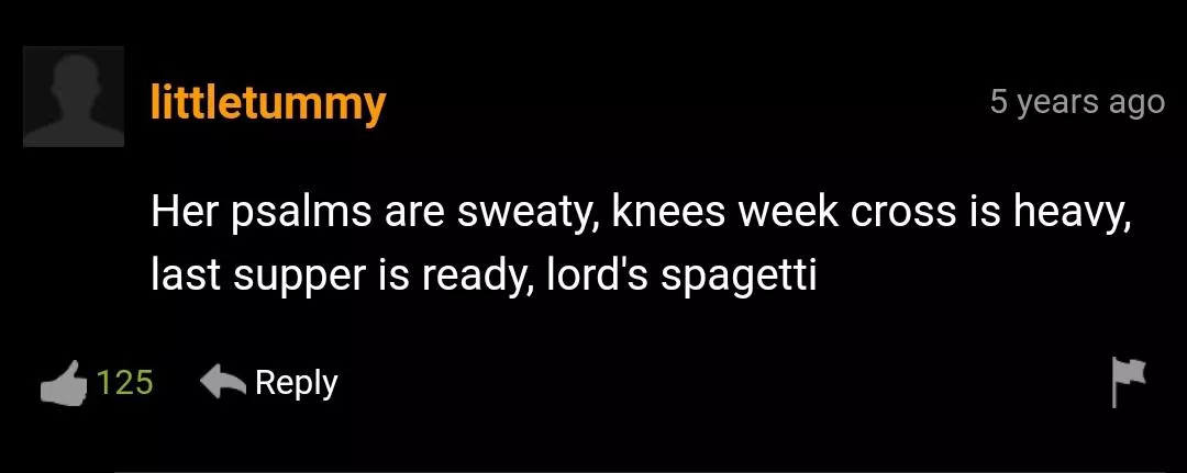 And now a reading from the book of Marshall... And now a reading from the book of Marshall...