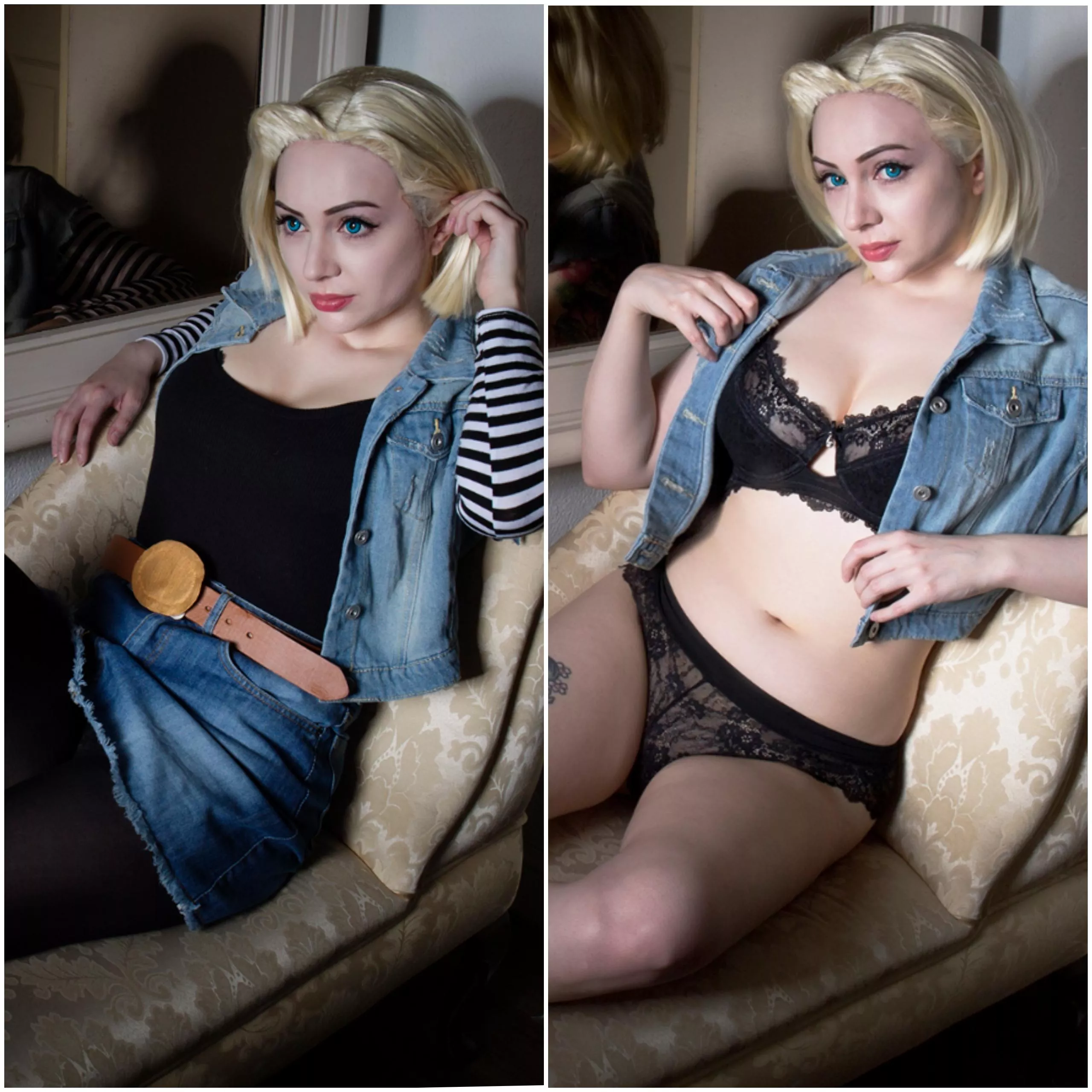 Android 18 from Dragonball ON / OFF by Owldolly