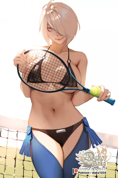 Angel at the tennis court (Dako) [King of Fighters]