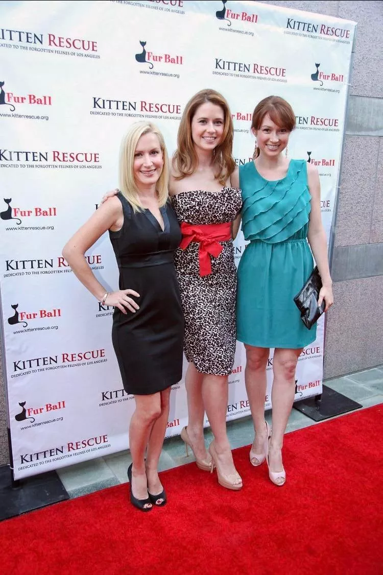 Angela Kinsey, Jenna Fischer, and Ellie Kemper would be a fun time